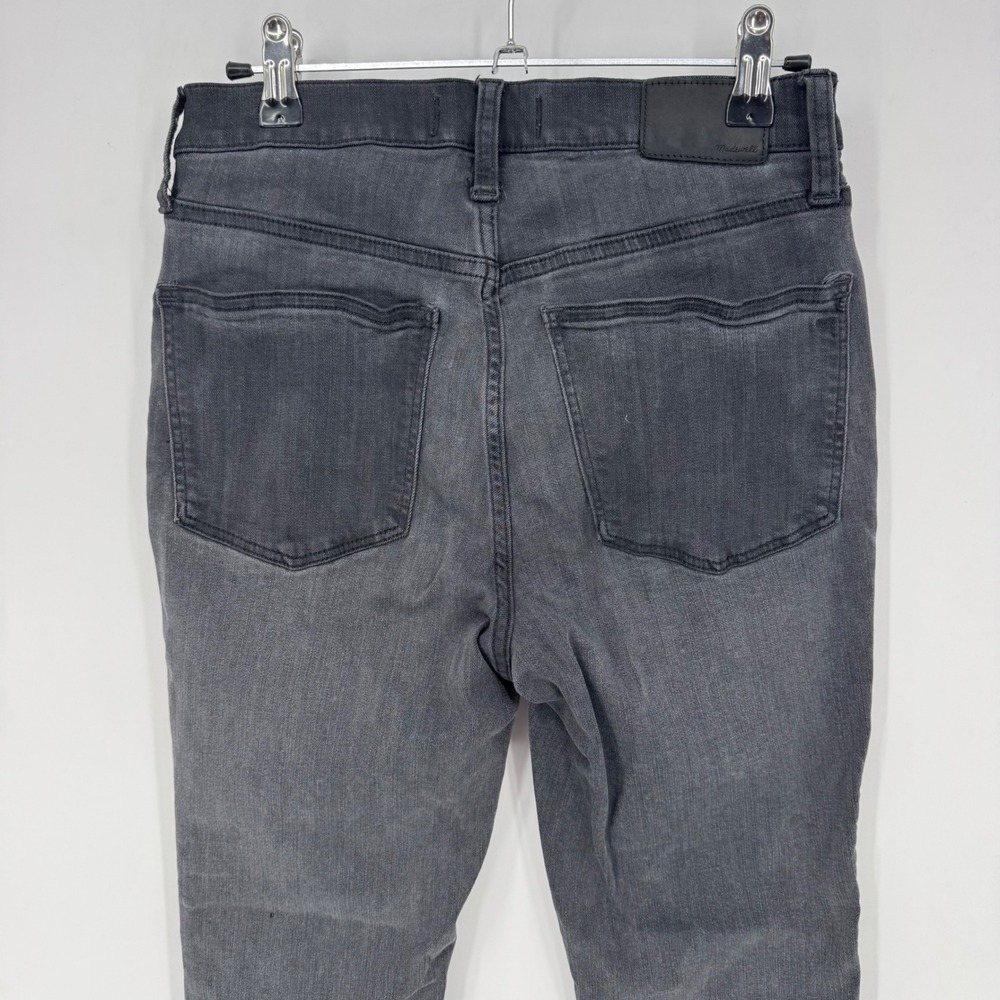 Madewell Roadtripper High Rise Skinny ankle Jeans Charcoal Wash‎ Crop Size 27 - Picture 8 of 8